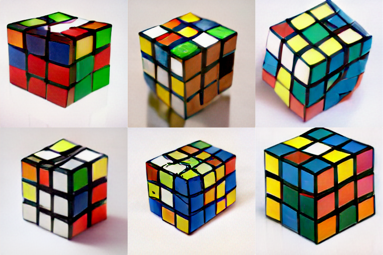 DALL·E Rubik's Cube created on PXL·E